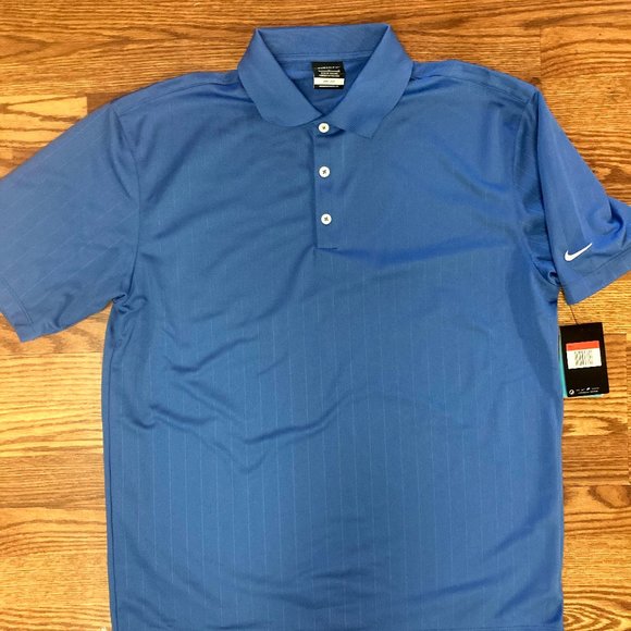 Nike Dri-FIT Textured Polo Lake Blue - Picture 3 of 3